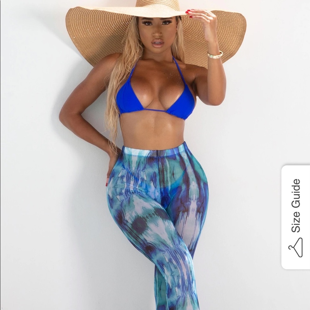 Matte Swim 3 Piece Swimsuit